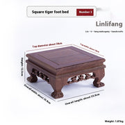 Door Frame Decoration Base Home Carving Solid Wood Crafts Bracket