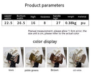High Sense Special-interest Design Spring Versatile Fashion One Shoulder Underarm Baguette Bag