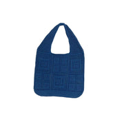 All-matching Solid Color Knitted Shoulder Bag