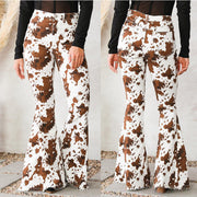 High Waist Horn Tasseled Jeans