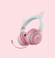 New Cat Ear Luminous Electric Competition Wireless Headphone