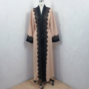Muslim Women's Lace Dress Cardigan Robe