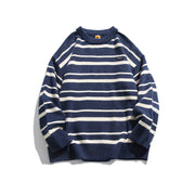 Winter Couples Wear Trendy Striped Sweaters For Men And Women