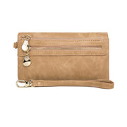 new PU Ms. long purse female Korean retro Handbag Purse Hand bag one generation