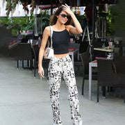 New Street Hipster Comic Print Pants