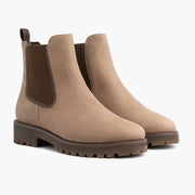 Women's Fashion Casual Platform Low-cut Round Head Ankle Boots