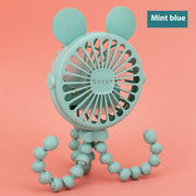 Little Fan Deformation Bracket Handheld Outdoor Fan