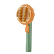 New Pet Cat Brush Hand-held Steel Wire Self-cleaning Comb Looper For Hair Removal