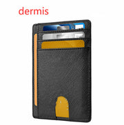 Card Holder Leather Foreign Trade Men RFID Anti-theft Swiping European And American Card Holder Male Amazon Hot Products Card Holder