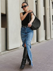 Women's Fashion Casual Denim Skirt