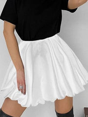 Women's Elegant A- Line High Waist Slimming Skirt