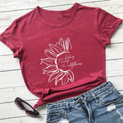 You Belong Among The Wildflower Crew Neck Short Sleeve
