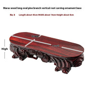 Solid Wood Ornament Base Can Be Carved With Grooves