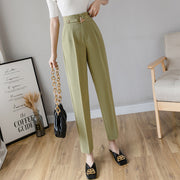 High-waisted Women's Trousers And Small Trousers
