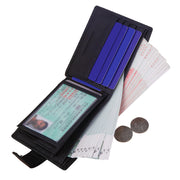 Men's Wallet Short Leather Foreign Trade Retro Zipper