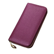 New Ladies Leather Multifunctional Large Capacity Long Zipper Wallet