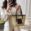 Spring Straw Woven Large Capacity Women's Portable Shoulder Bag
