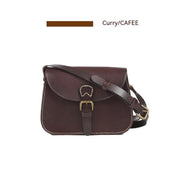 Real Full-grain Leather Crossbody Bag