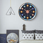 Early Education Cartoon Mute Children's Time Management Quartz Home Wall Mounted Clock