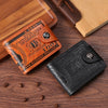 Personalized Dollar Wallet Men's Two-fold Buckle Multiple Card Slots Wallet Purse