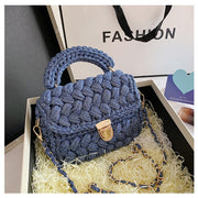 Homemade Diy Material Crochet Hand Messenger Bag