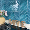 Jade kitchen oil resistant 3D self-adhesive wall sticker
