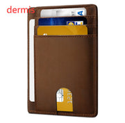 Card Holder Leather Foreign Trade Men RFID Anti-theft Swiping European And American Card Holder Male Amazon Hot Products Card Holder