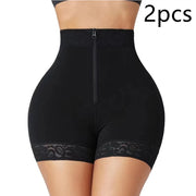 New Hip Slimming Clothes Abdominal Pants Zipper Hip Lifting