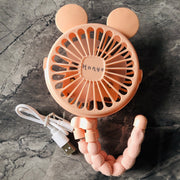 Little Fan Deformation Bracket Handheld Outdoor Fan
