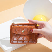 Women's Fashion Short Stone Coin Bag