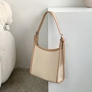 Female Summer New Stitching Shoulder Handbag Fashion All-match Niche High Sense Underarm Bag
