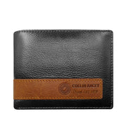 Men's Cowhide Bag Fashion Short Wallet Multi-card Wallet