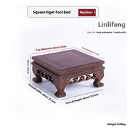 Door Frame Decoration Base Home Carving Solid Wood Crafts Bracket