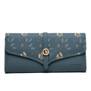 Women's Large-capacity Long Printed Hasp Clutch