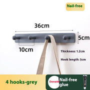 Clothes Hanging Rack Solid Wood Hook Strong Clothes Hook