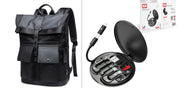 Men's Travel Bag Laptop Backpack Anti-theft Waterproof School Backpacks USB Charging Men Business Travel Bag Backpack