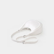 New Crescent Light Luxury Leather Crossbody Saddle Bag