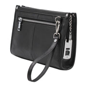 Business First Layer Leather Handbag Fashion Fingerprint Lock Male Wallet