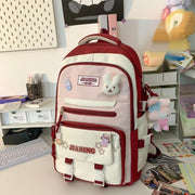 Korean Style Junior's Schoolbag Large Capacity Cute Elementary School Studebt Backpack