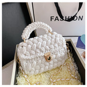 Homemade Diy Material Crochet Hand Messenger Bag