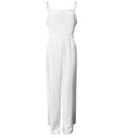 Sleeveless Top Pearl Sling Wide Leg Jumpsuit