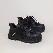Super Hot Mech Style Authentic Leather Clunky Sneakers