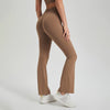 High Waist Pleated Hip Lifting Nude Feel Yoga Pants