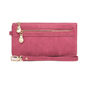 new PU Ms. long purse female Korean retro Handbag Purse Hand bag one generation
