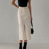 Women's Fashion Slimming Temperament High Waist Straight Skirt