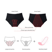 Aunt's High Absorbent Plus Size Menstrual Underwear