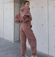 Autumn And Winter Women's Casual Hoodie Coat Sports Suit
