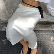 Women's Fashionable High Waist Figure Flattering Sheath Skirt