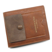 Men's Short Retro Large Capacity Fashion Casual Multi-card Wallet