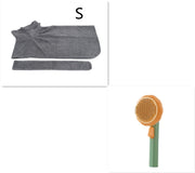 New Pet Cat Brush Hand-held Steel Wire Self-cleaning Comb Looper For Hair Removal